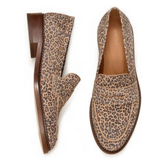 Rivecour - Mocasín nº 82 Piel estampada | Leopardo