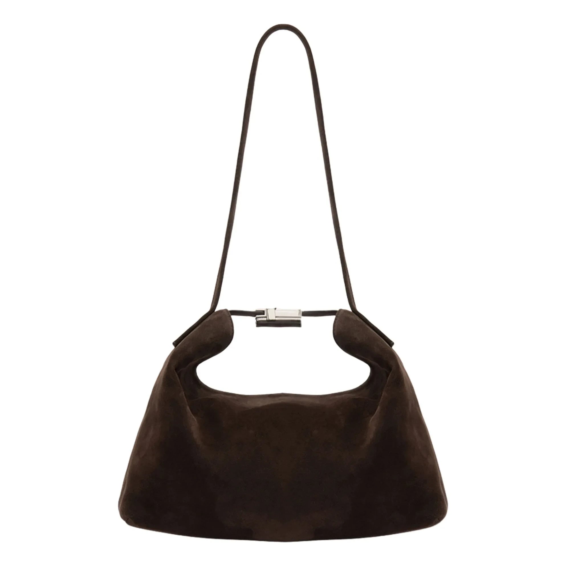 BY FAR - Bolso de ante Bea | Marrón