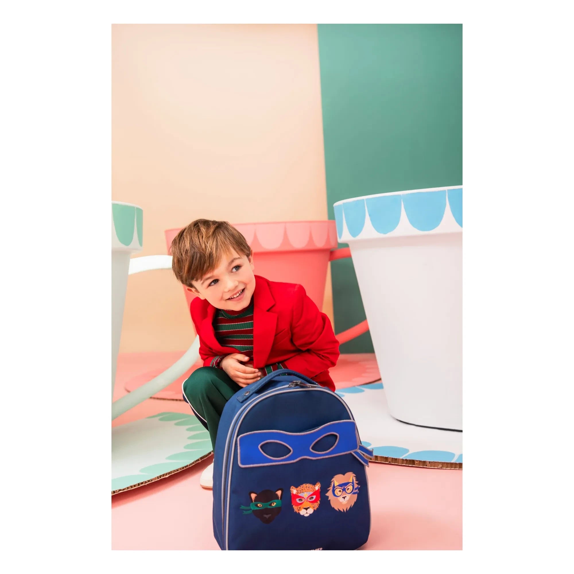 Jeune Premier - Mini Supercats Sırt Çantası | Koyu Mavi
