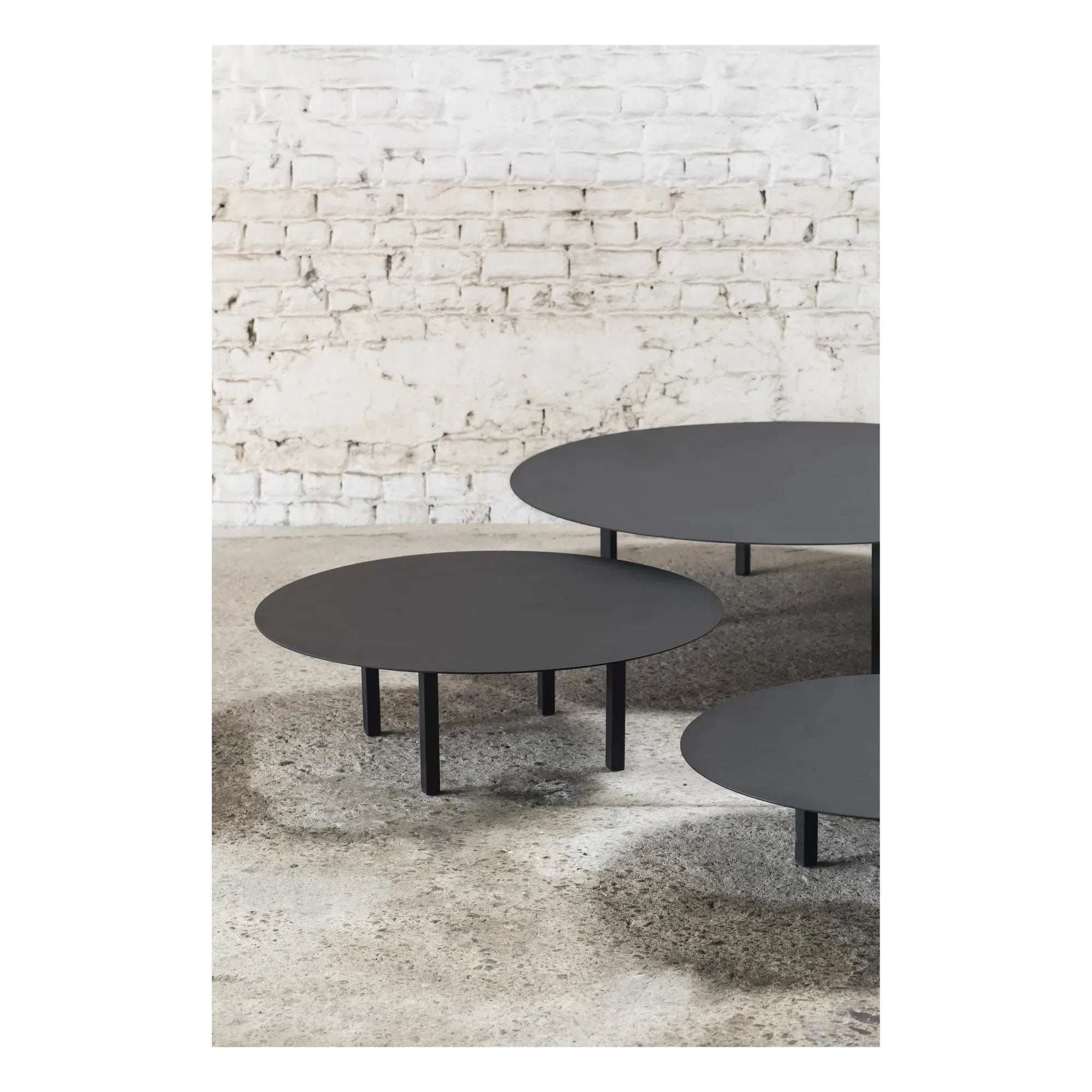 Mesa de centro Serax - 01 de metal | Negra