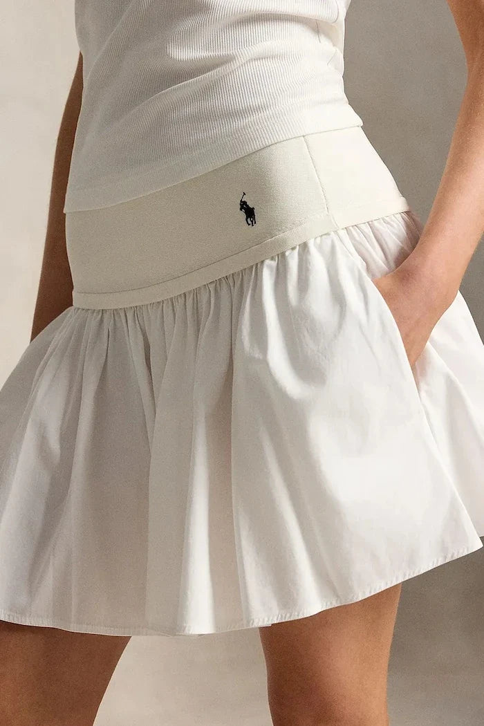 Polo Ralph Lauren Algodón POPELÍN-TEJIDO-FALDA