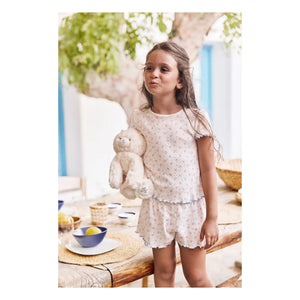 Tartine et Chocolat - Pijama corto estampado floral | Crudo