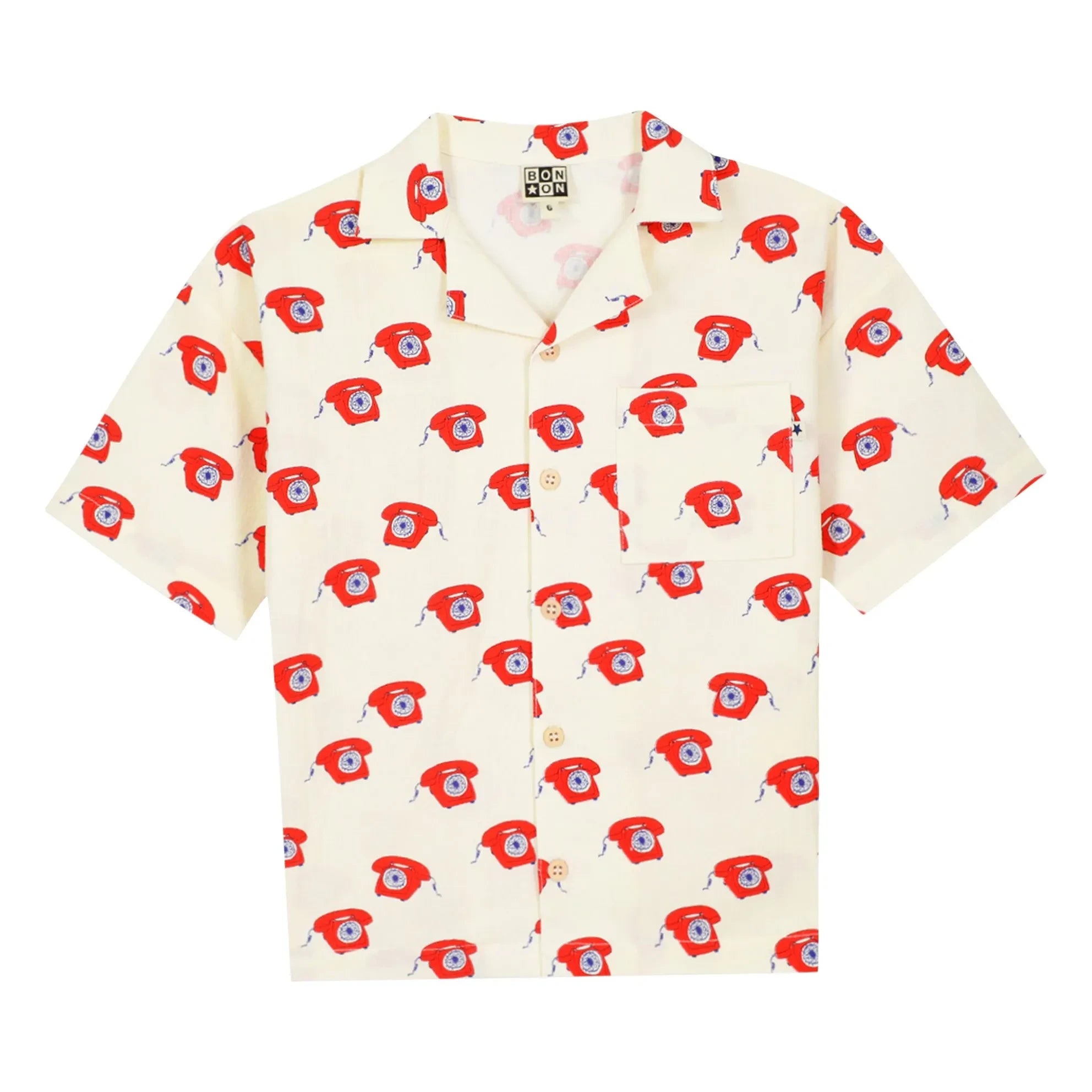 Bonton - Camiseta con estampado "Las Vegas Phones" | Crudo