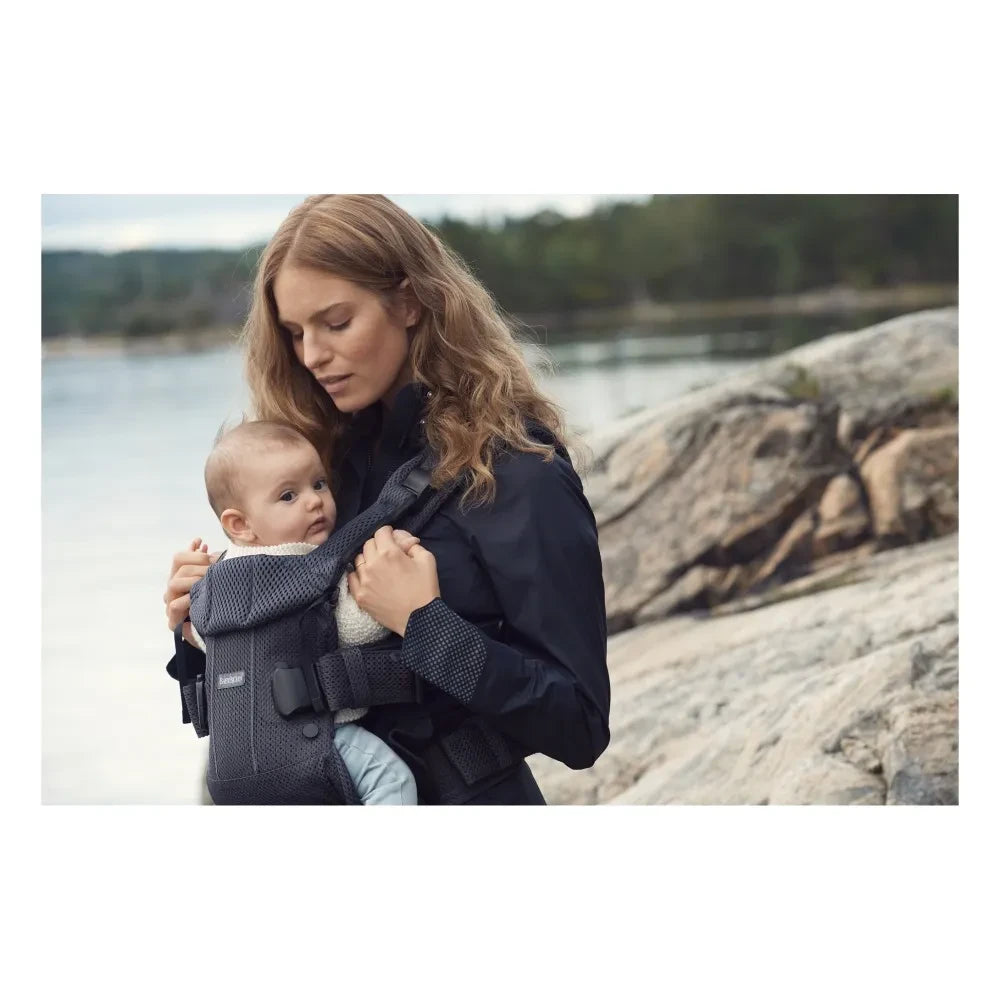 BabyBjörn - Mochila Portabebés One Air | Gris Carbón