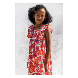 Tartine et Chocolat - Vestido Floral | Naranja