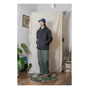 Kappy - Damalı Polar Sweatshirt | Siyah