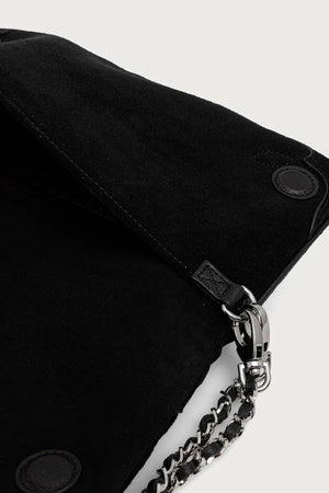 Bolso bandolera de ante para mujer