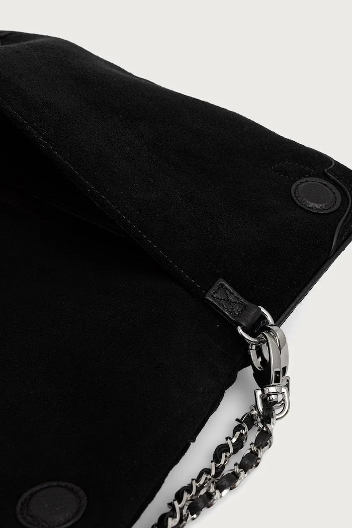 Bolso bandolera de ante para mujer