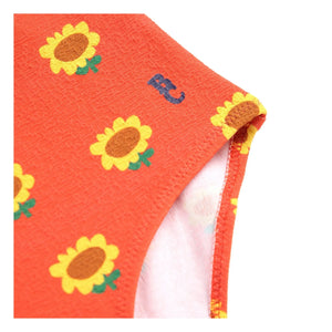 Bobo Choses - Bañador Girasoles Fibras Recicladas | Rojo