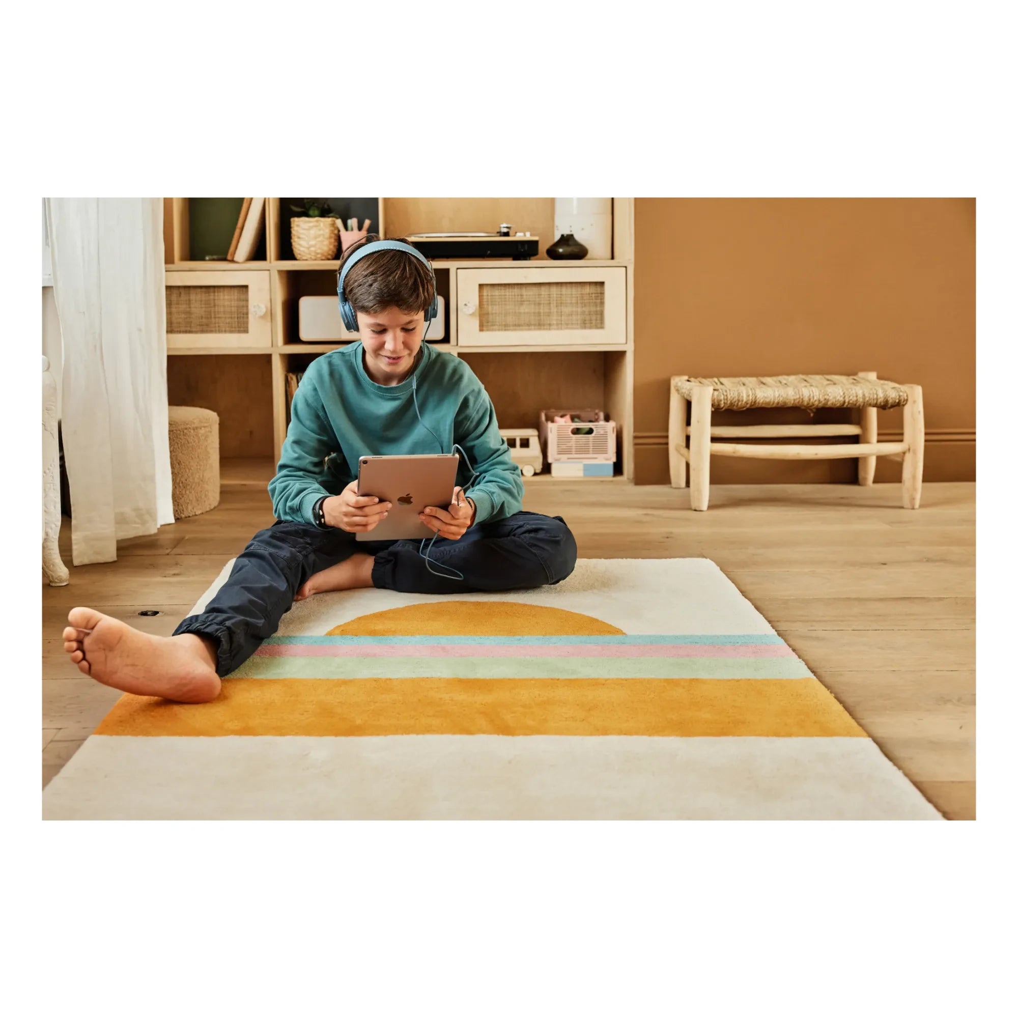 Bleuu-studio - Alfombra Puesta de Sol | Naranja