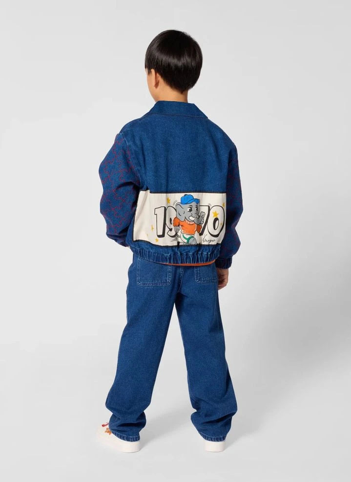 Kenzo - 1970 Denim Chaqueta con cremallera | Mavi
