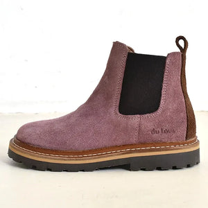 du Loua - Botas de gamuza Louis | Rosa