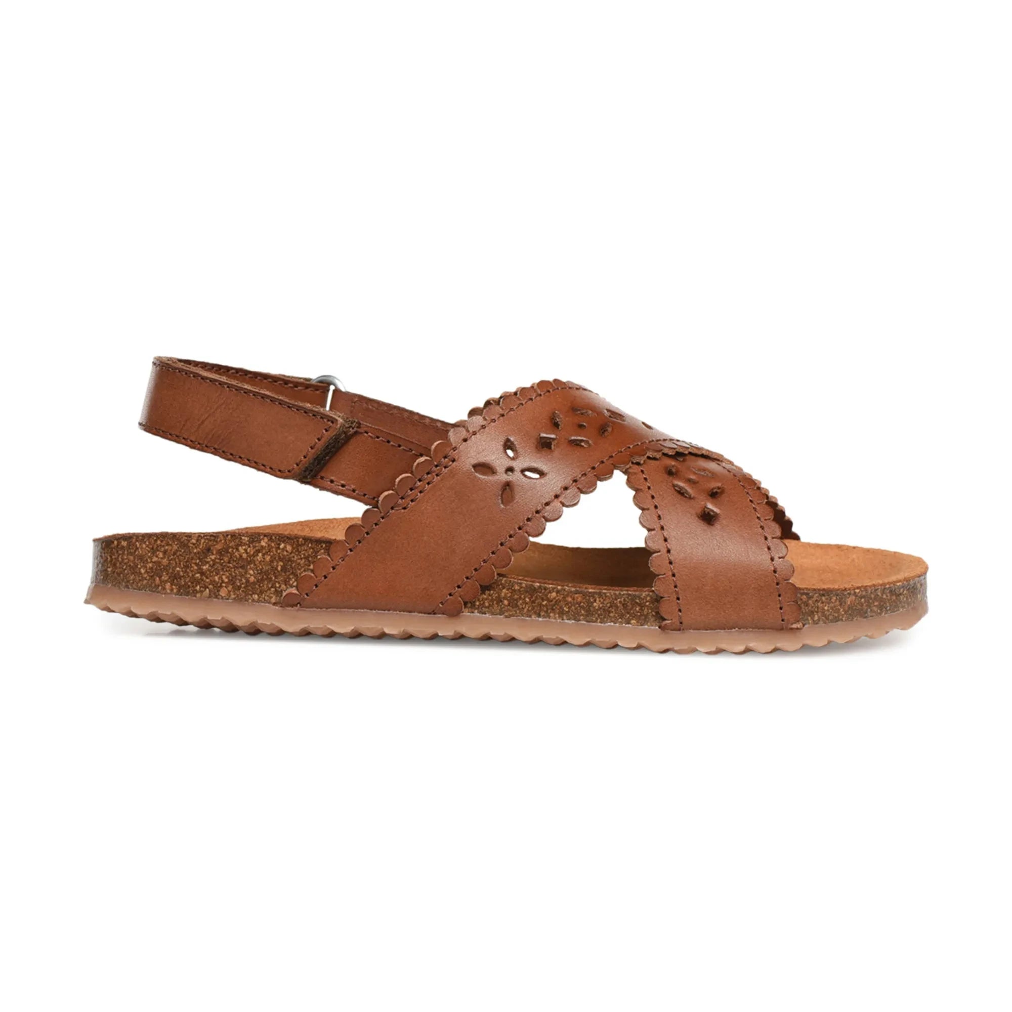 Pèpè - Two Con Me - Sandalias con tiras cruzadas perforadas | Caramelo