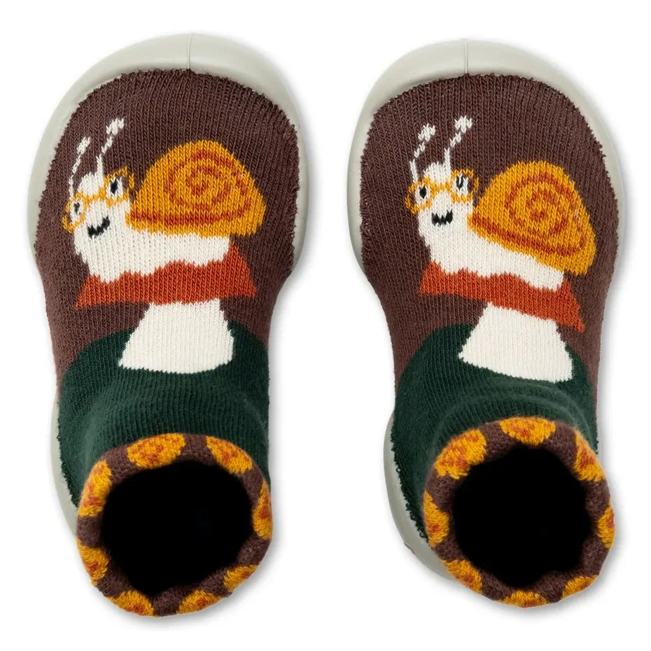 Collégien - Zapatillas con caracol | Marrón