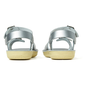 Salt-Water - Sandalias Surfer de cuero resistente al agua | Plateado