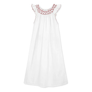Scarlette Ateliers - Camisón bordado a mano Dona | Rojo