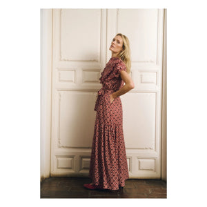 Maria de la Orden - Vestido de algodón Daytona | Rojo