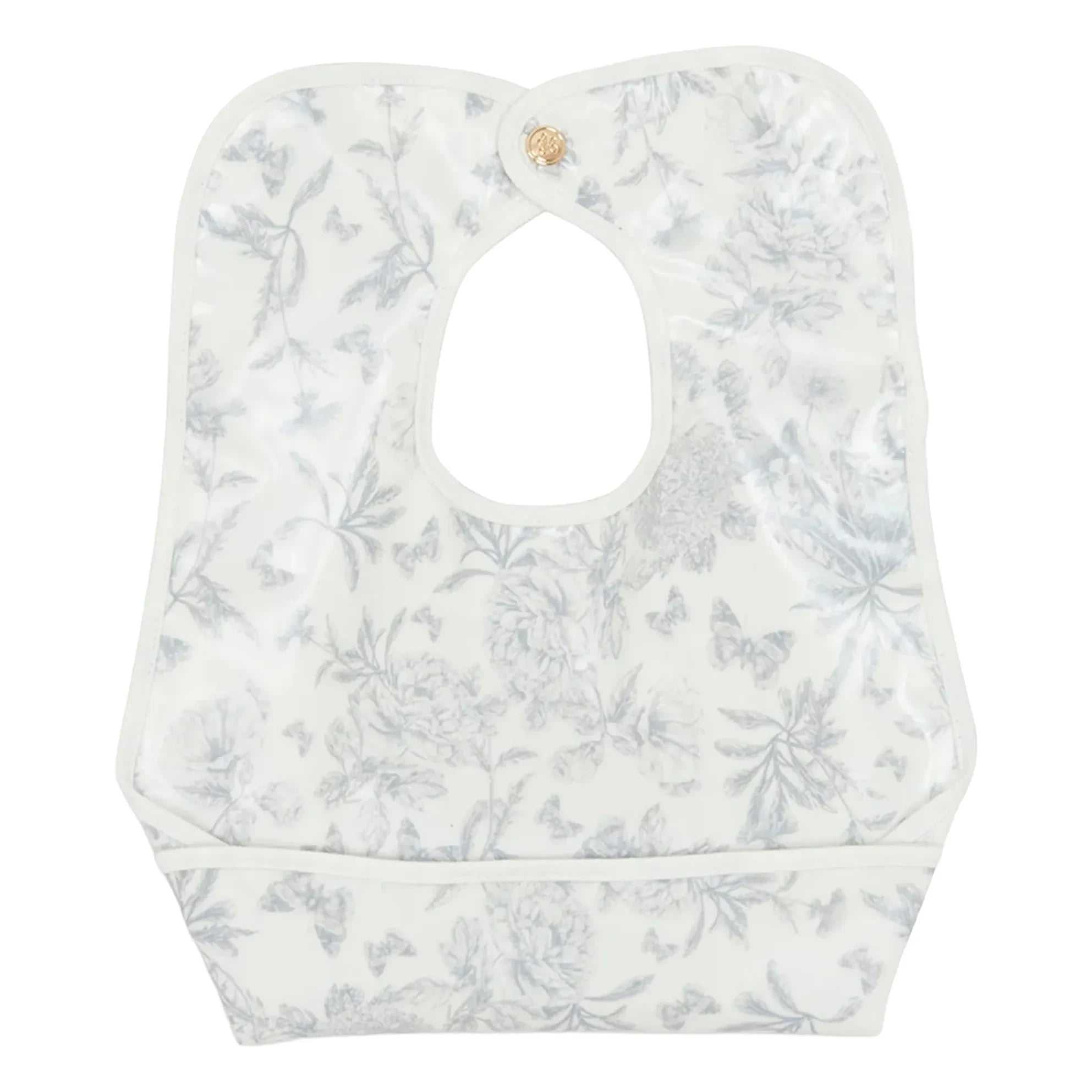Tartine et Chocolat - Babero con estampado Toile de Jouy | Gris