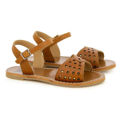Bonton - Sandalias Sandy Perfos | Coñac