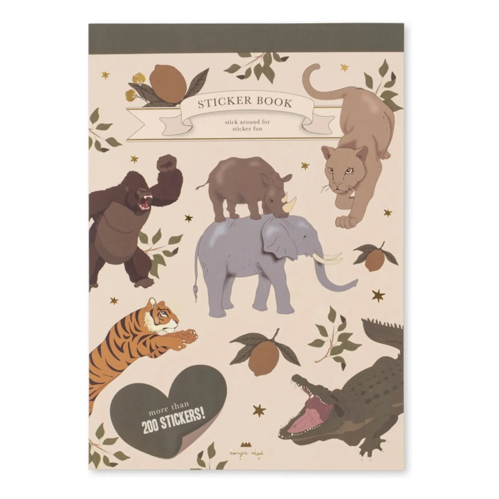 Konges Sløjd - Libro de pegatinas Sail Away | Beige