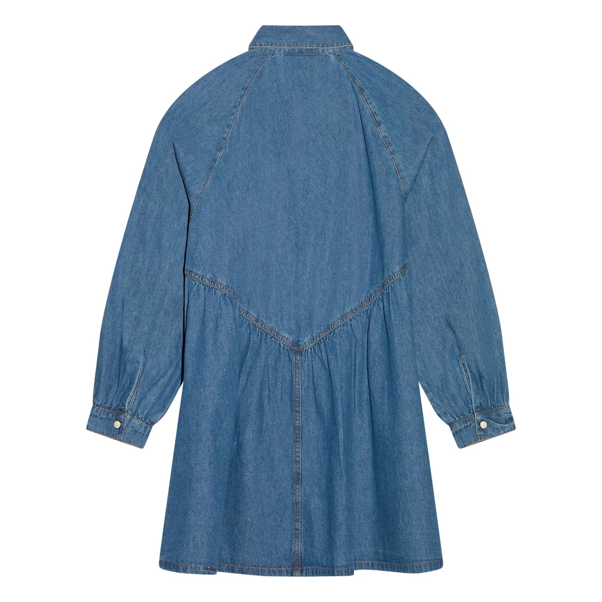 Hundred Pieces - Vestido vaquero bordado Shirley | Azul vaquero