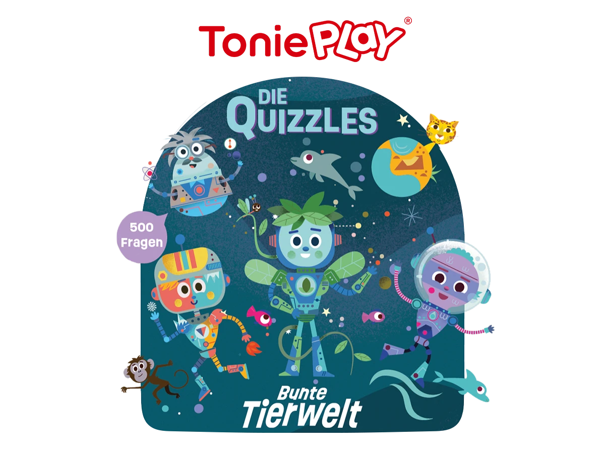 Tonies - Alemán Los Quizzles: El Mundo de los Animales Coloridos - Tonieplay