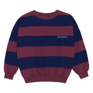 The Campamento - Çizgili sweatshirt | Bordo