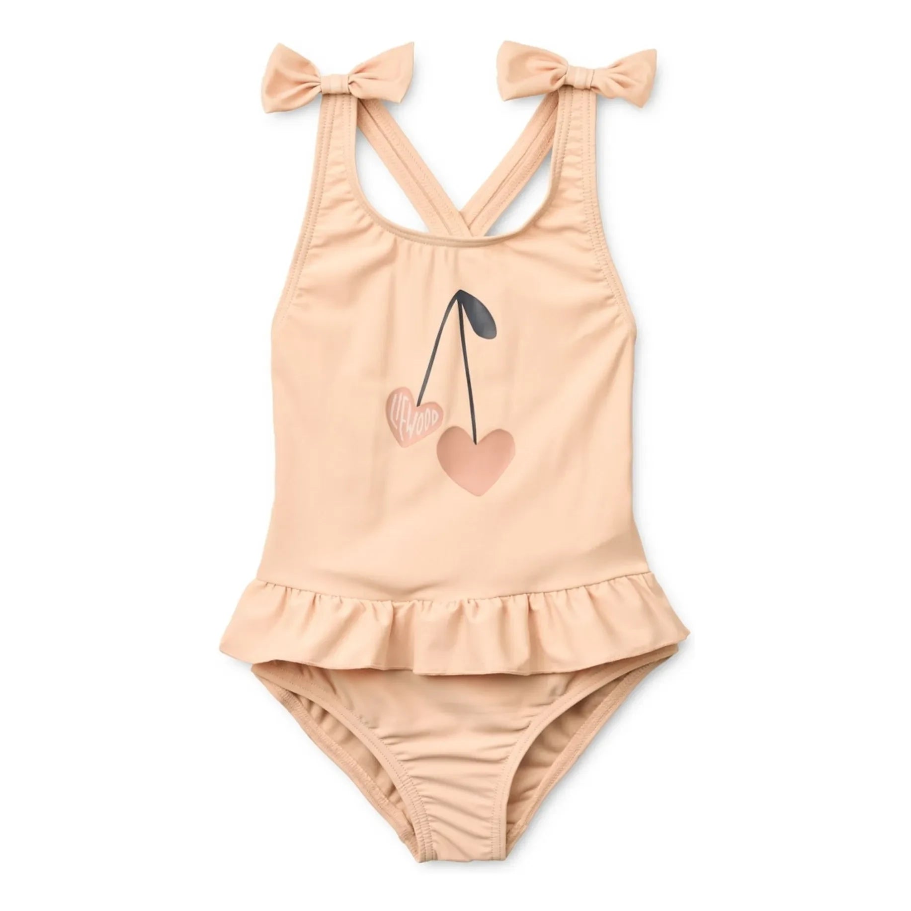 Liewood - Bañador Amara Cherry de Fibra Reciclada | Rosa pálido