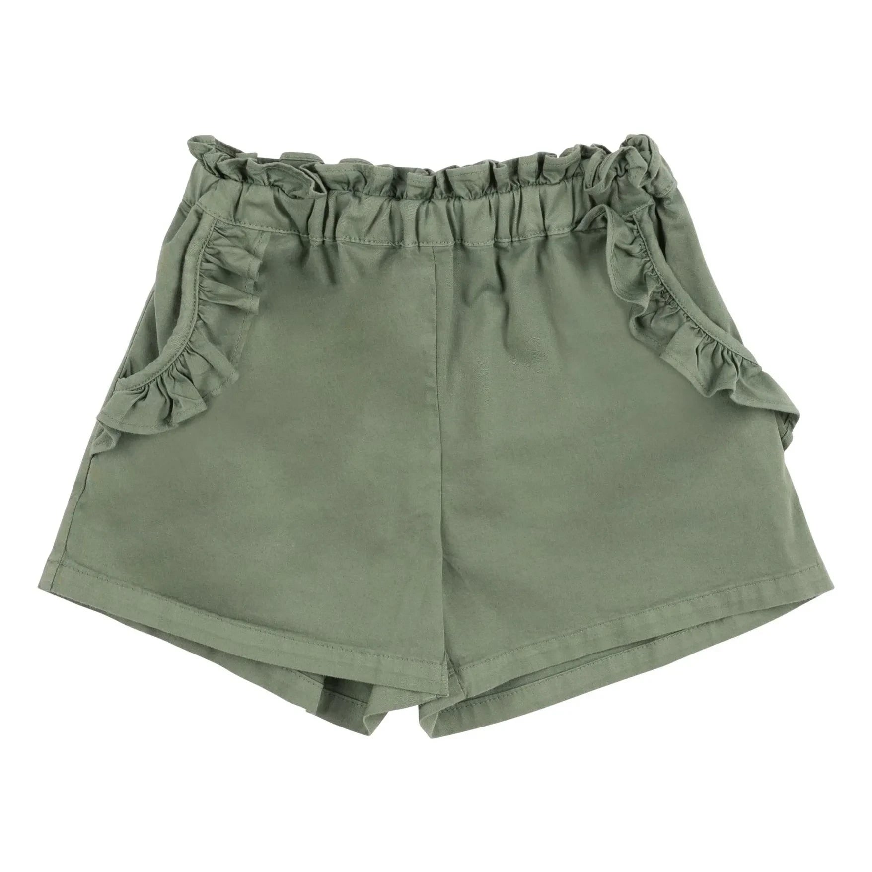 Babe & Tess - Short con volantes Talita | Verde