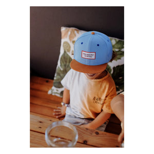 Hello Hossy - Gorra visera plana | Azul Denim