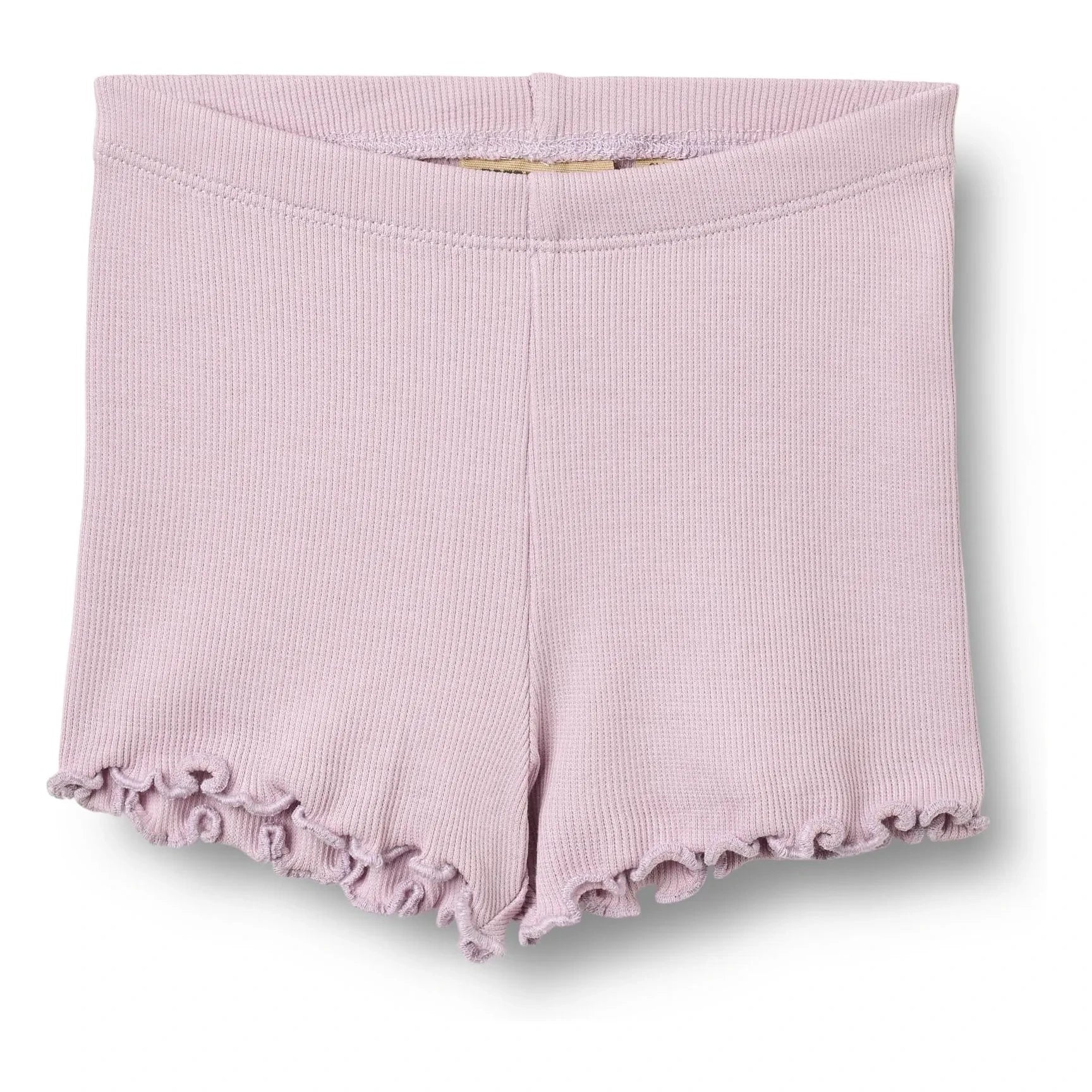 Wheat - Shorts de bebé de algodón orgánico acanalado | Lavanda