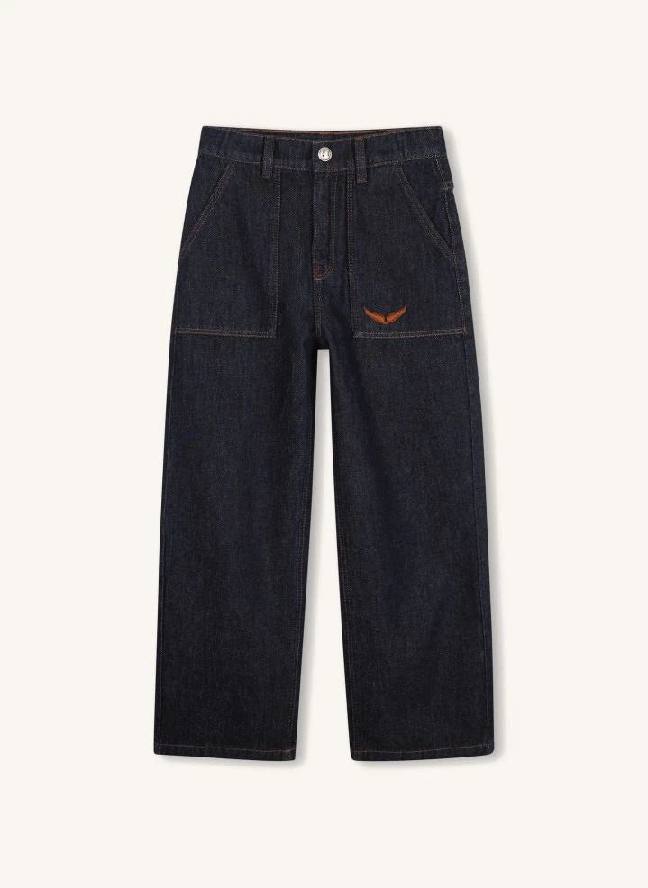 Zadig & Voltaire - Jean de corte ancho Margaret | Azul