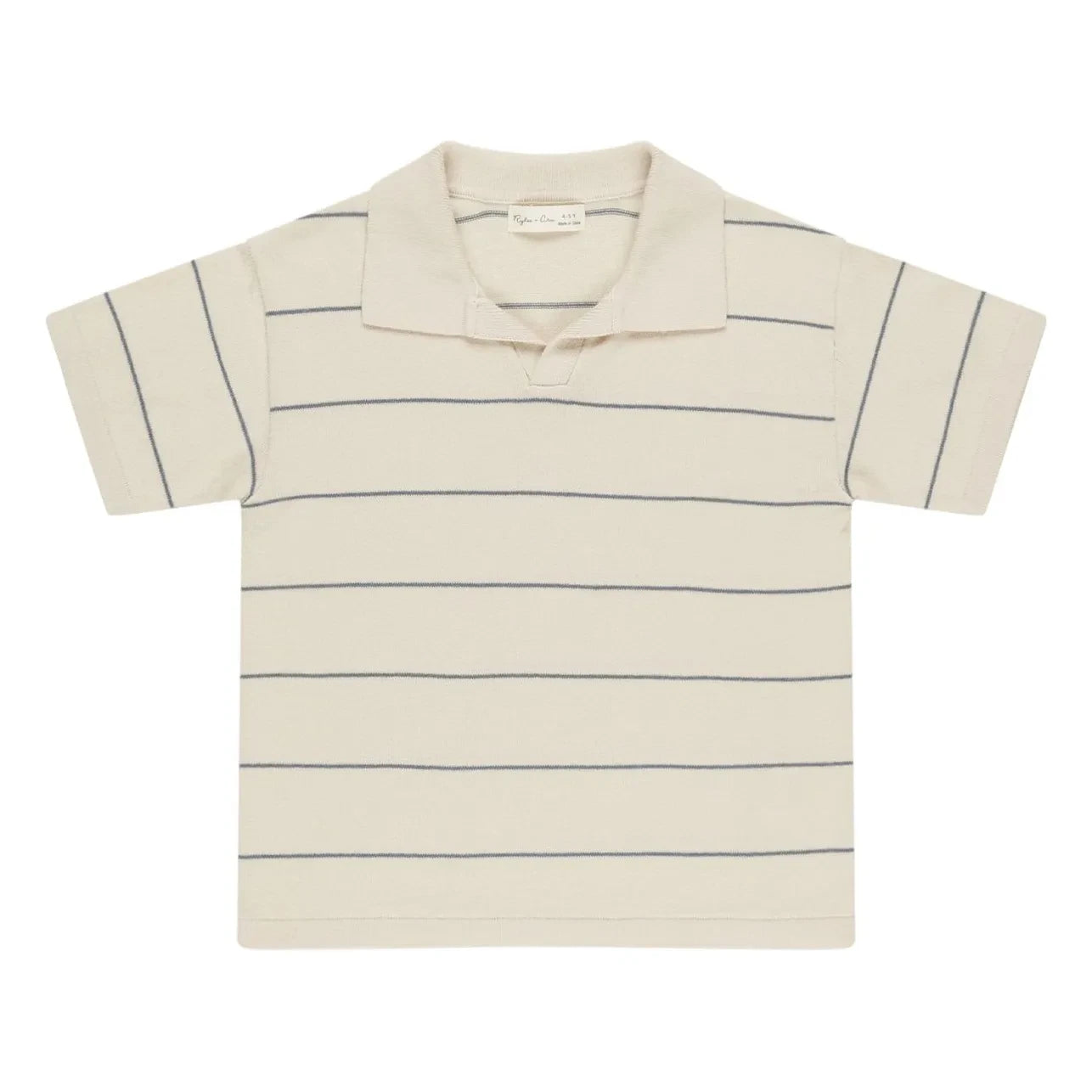 Rylee + Cru - Polo de rayas de rizo | Crudo
