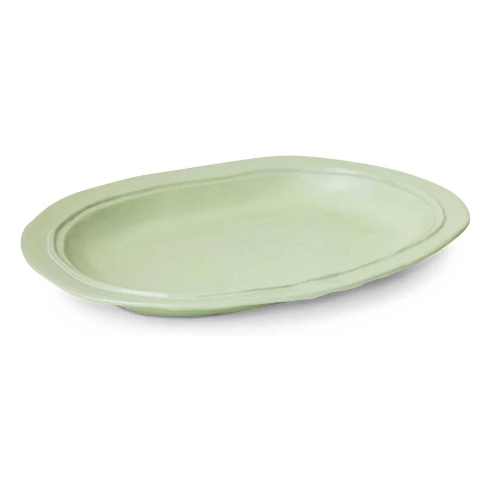 HKliving - Plato de cerámica New Classics | Verde Menta