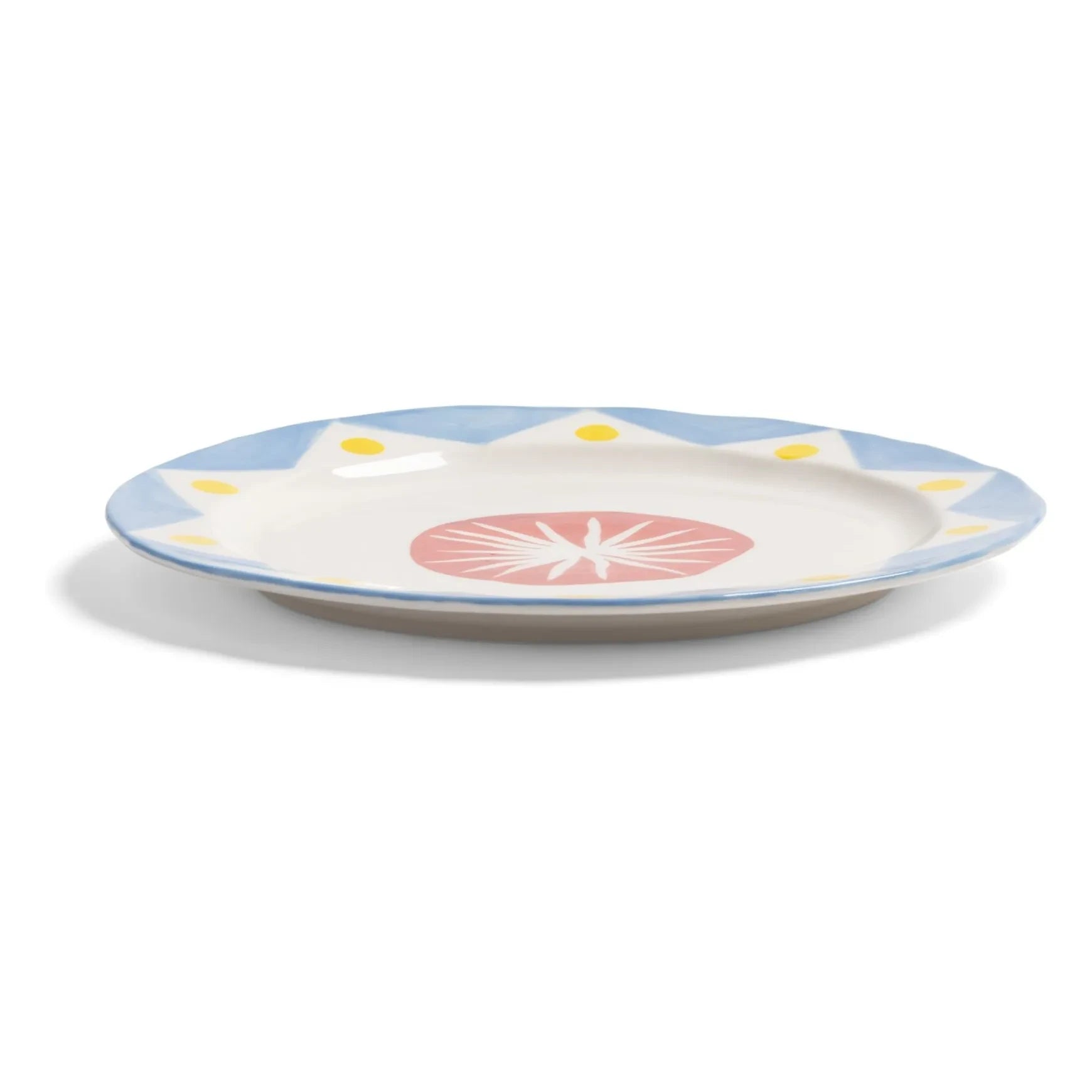 &Klevering - Plato Festivo de porcelana | Rojo