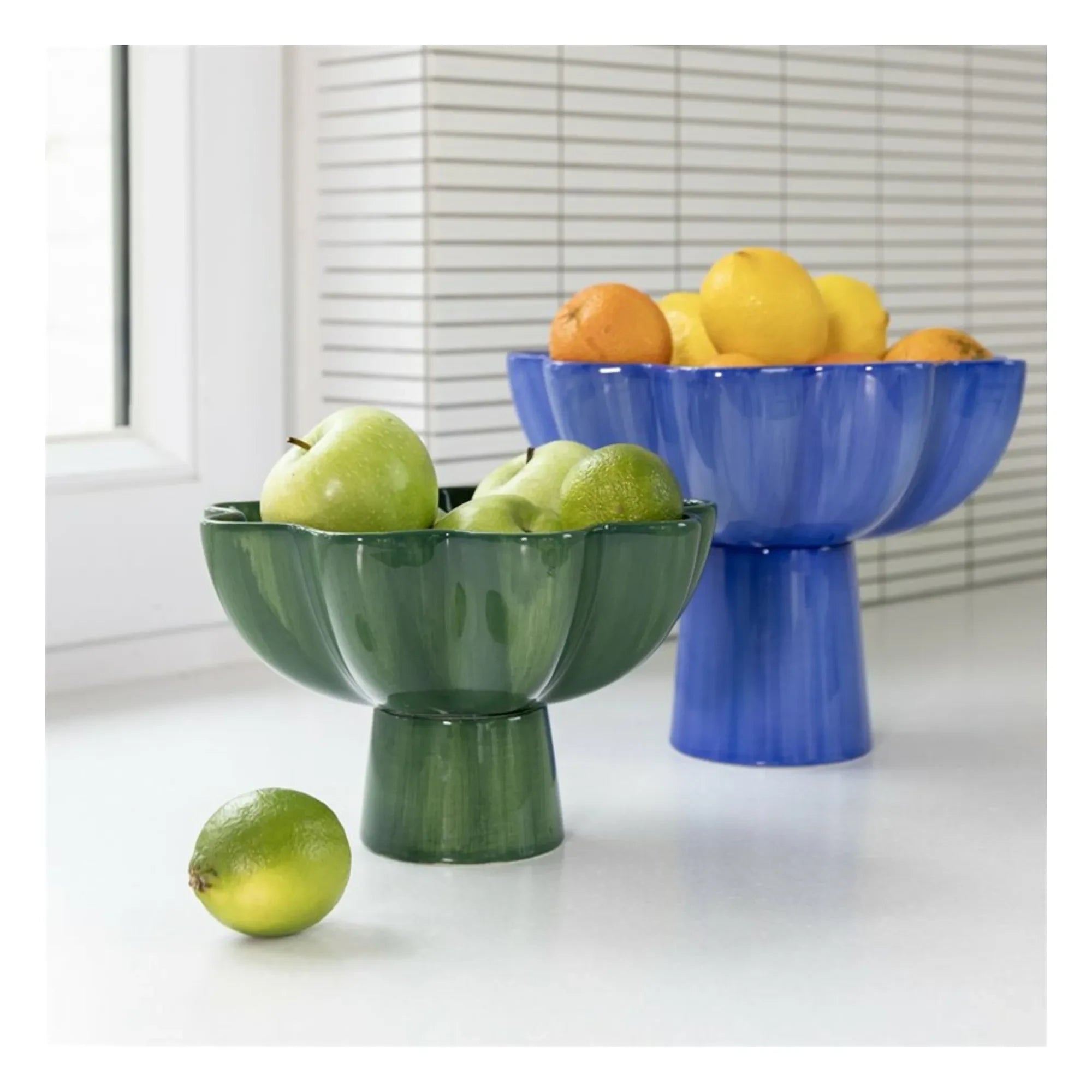 &Klevering - Cesto de sol verde oscuro