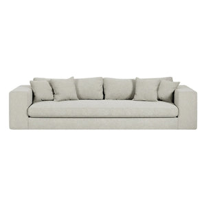 Sofá bouclette Panac Edition - Bellechasse de 4 plazas - 275 cm | Blanco roto