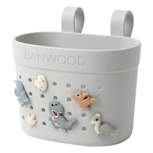 Banwood - Pin & Ride özelleştirilebilir bisiklet sepeti/çekçek | Fildişi