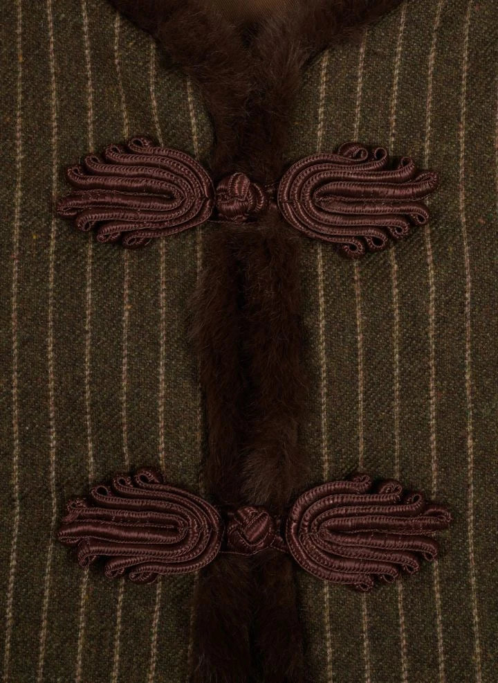 Maria de la Orden - Chaqueta de Lana de Viena | Marrón Taupe