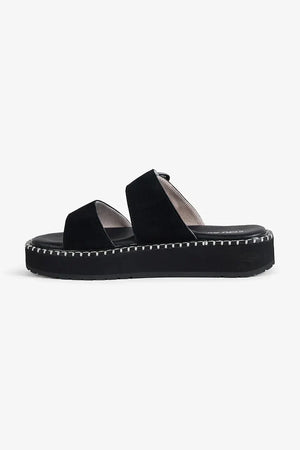 Chanclas planas de ante Scarlet para mujer de Emu Australia