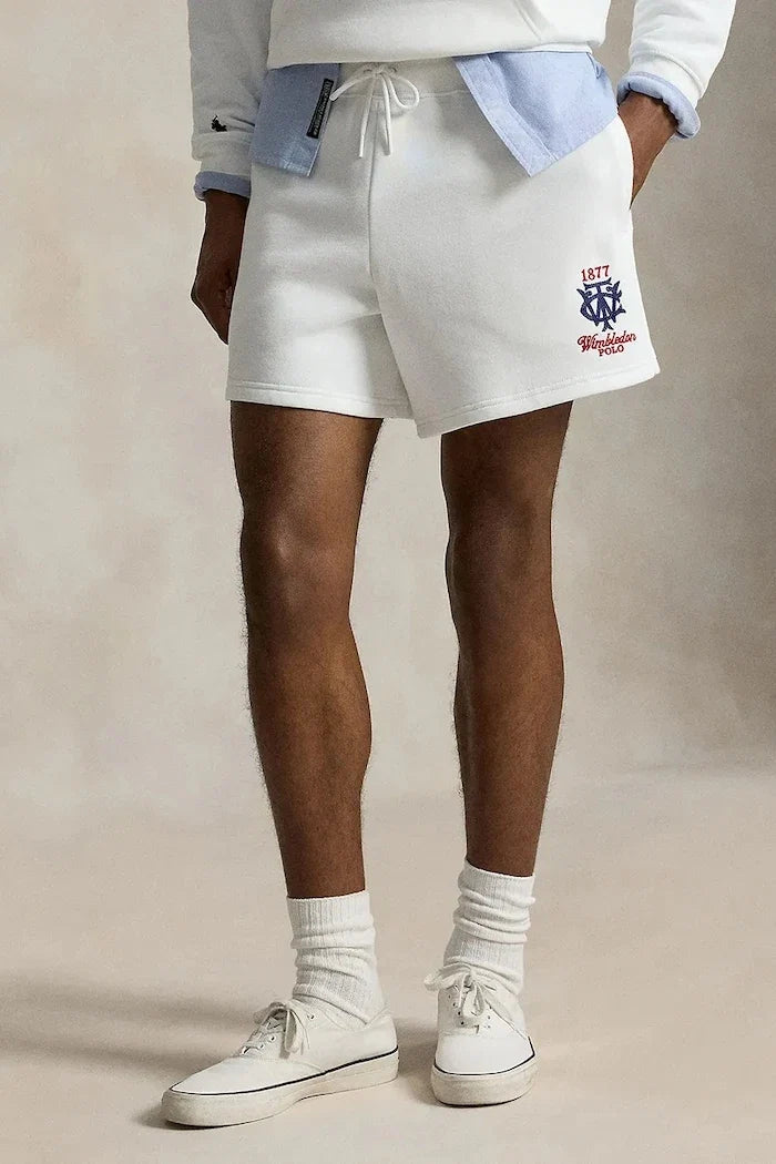 Pantalón corto de chándal de algodón para hombre Polo Ralph Lauren Wimbledon