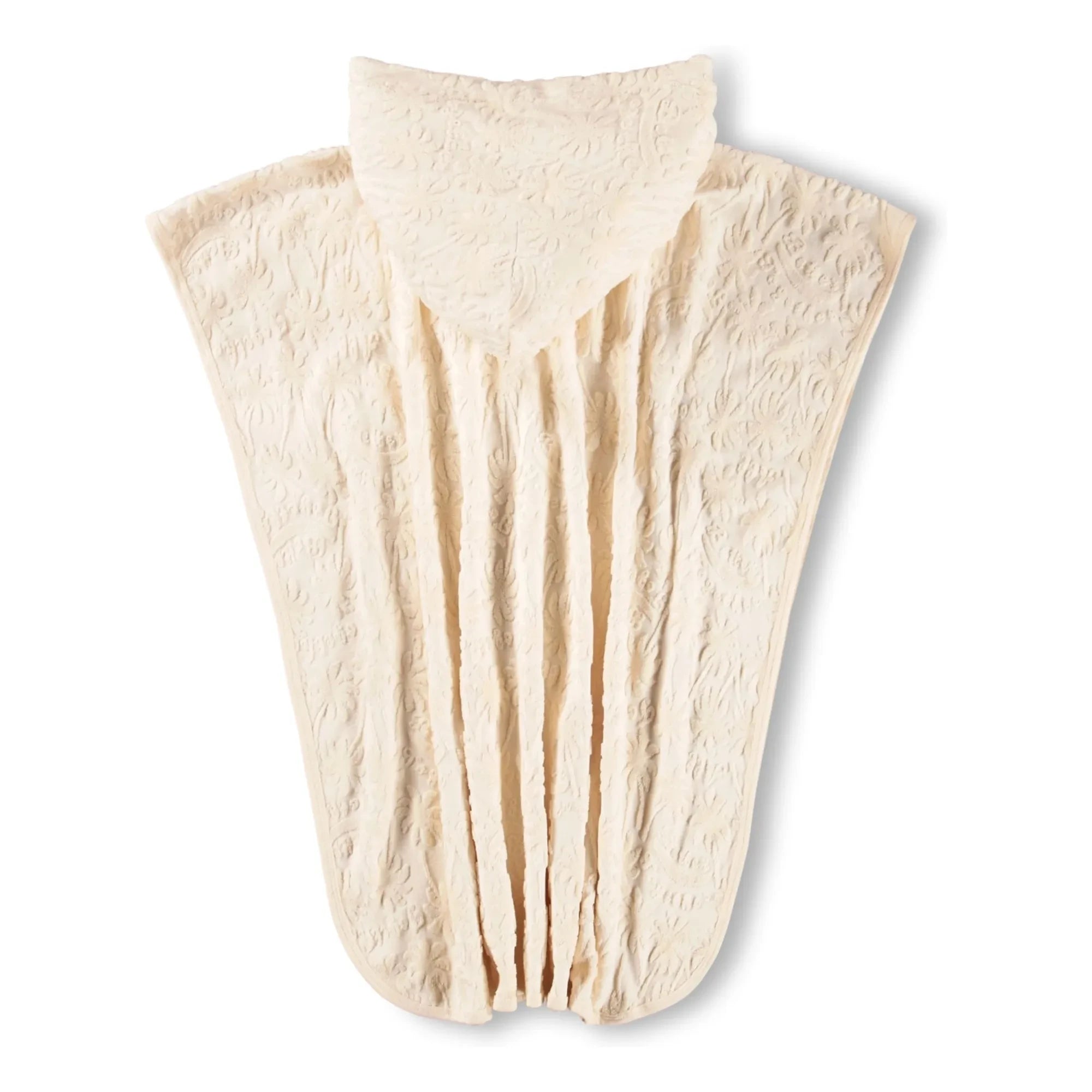 Molo - Poncho de baño con textura de palmeras | Crudo