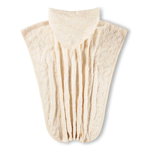 Molo - Poncho de baño con textura de palmeras | Crudo