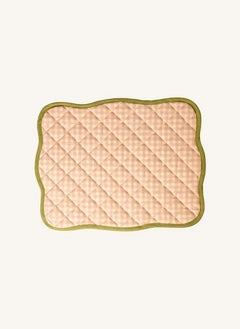 Rice - Conjunto de Servilletas Americanas Vichy | Durazno