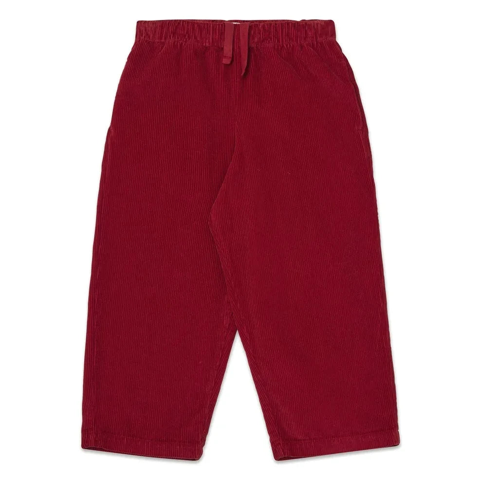 Main Story - Pantalones anchos de fibras recicladas | Rojo