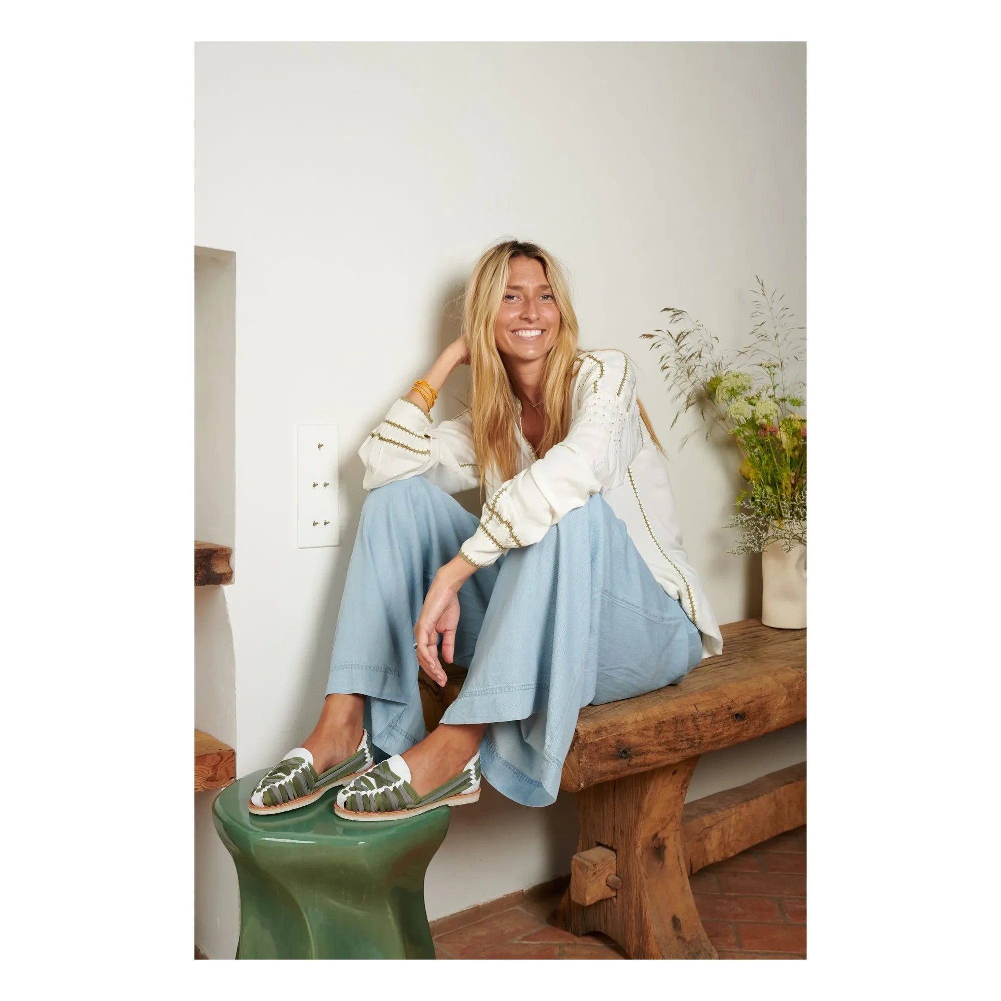 Mapache - Sandalias Rita Blanc | Caqui