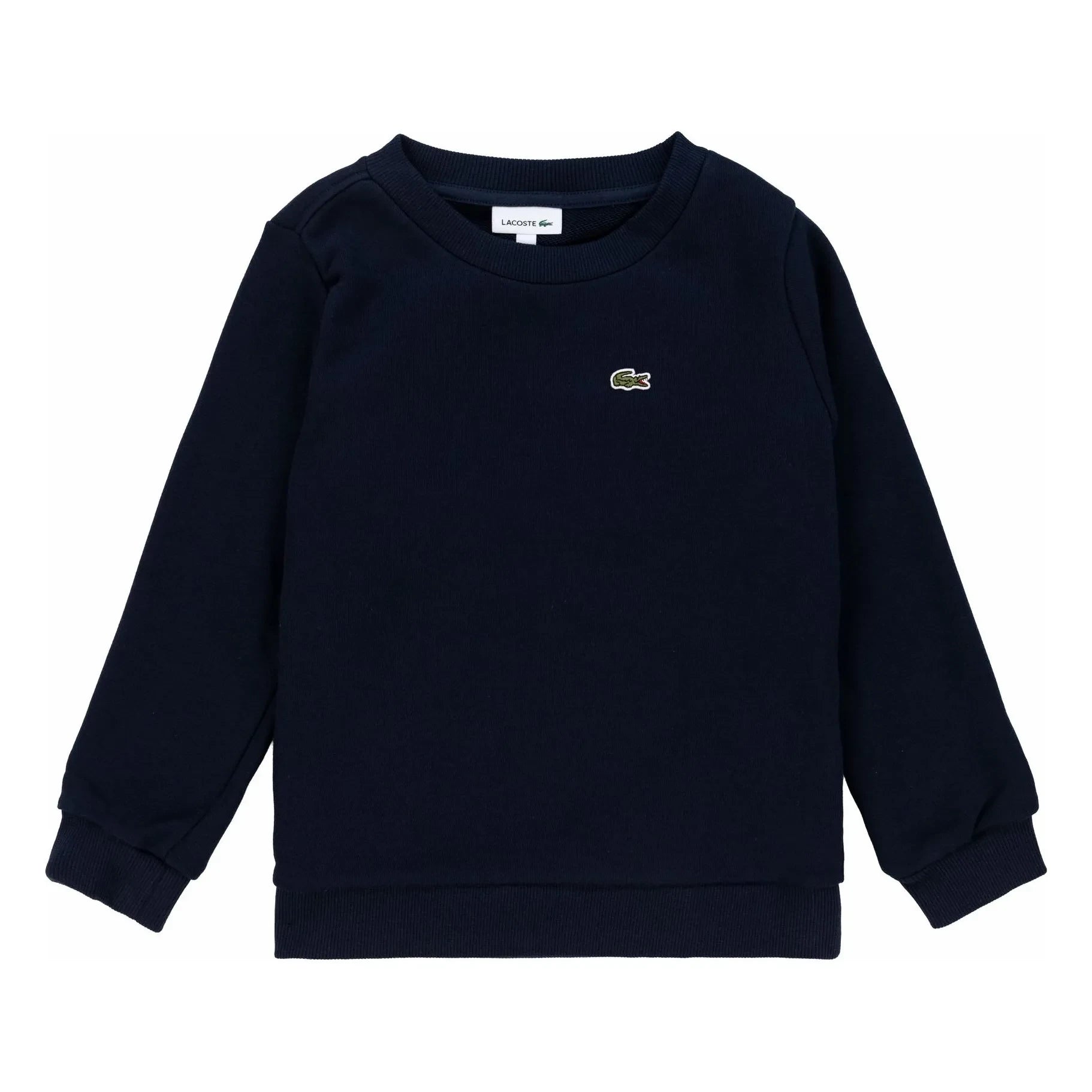 Lacoste - Sudadera de Felpa con Logo de Algodón Orgánico | Azul Marino
