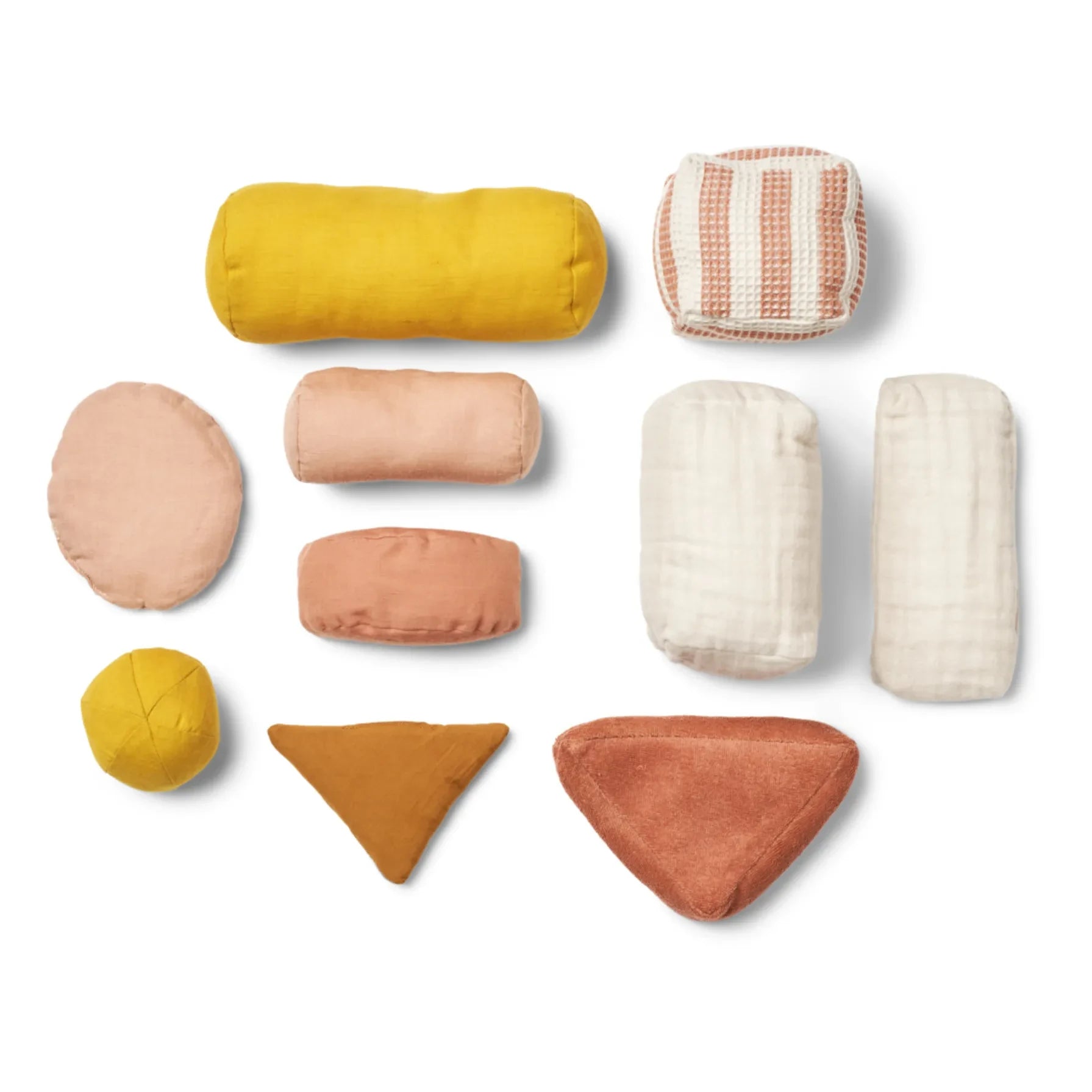 Liewood - Cubos sensoriales - Set de 10 | Mezcla de varios colores rosa