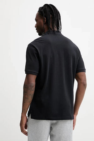 Camiseta de algodón con cuello de caja Napapijri
