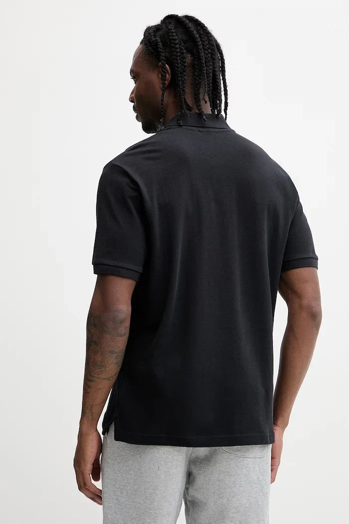 Camiseta de algodón con cuello de caja Napapijri